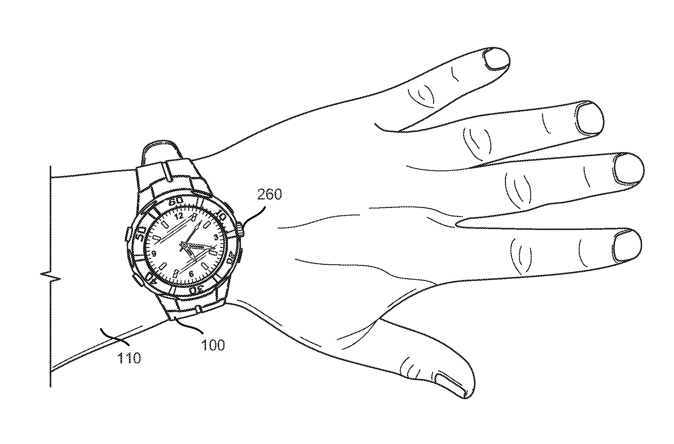 Electrostatic discharge protection for analog component of wrist-worn device
