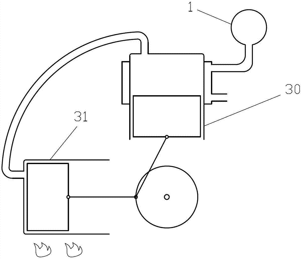 Low temperature cold source heat engine