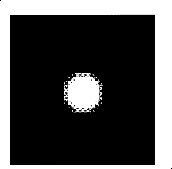 Method and apparatus for extracting circular luminous spot second-pixel center
