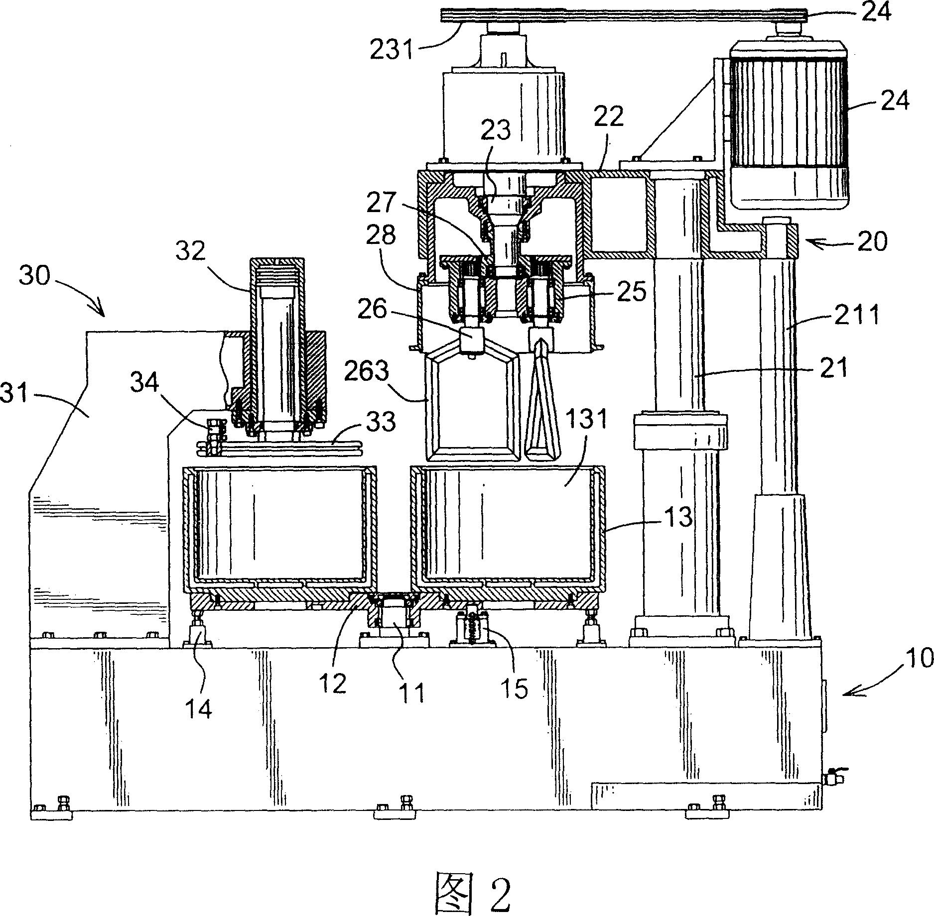 Liquid stirring machine