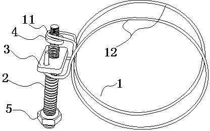 Water pipe fixing mechanism of carving machine