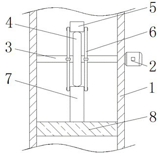 Underground coal mine oxygen conveying device capable of replacing air through airflow