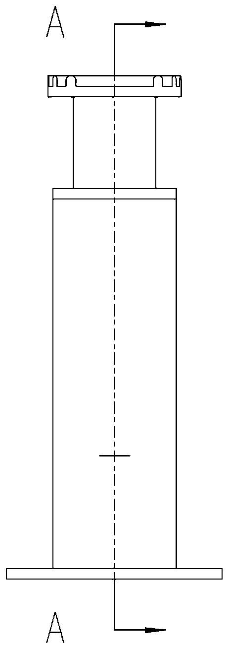 A reusable rail vehicle anti-collision energy-absorbing structure