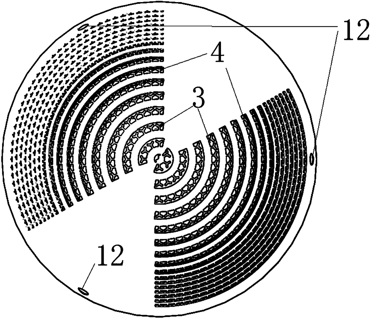 Curved surface FSS radar cover preparation method based on metal mask plate and thermal spraying technology