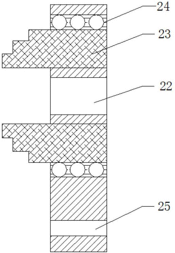 Pipe wall polishing and grinding treatment device