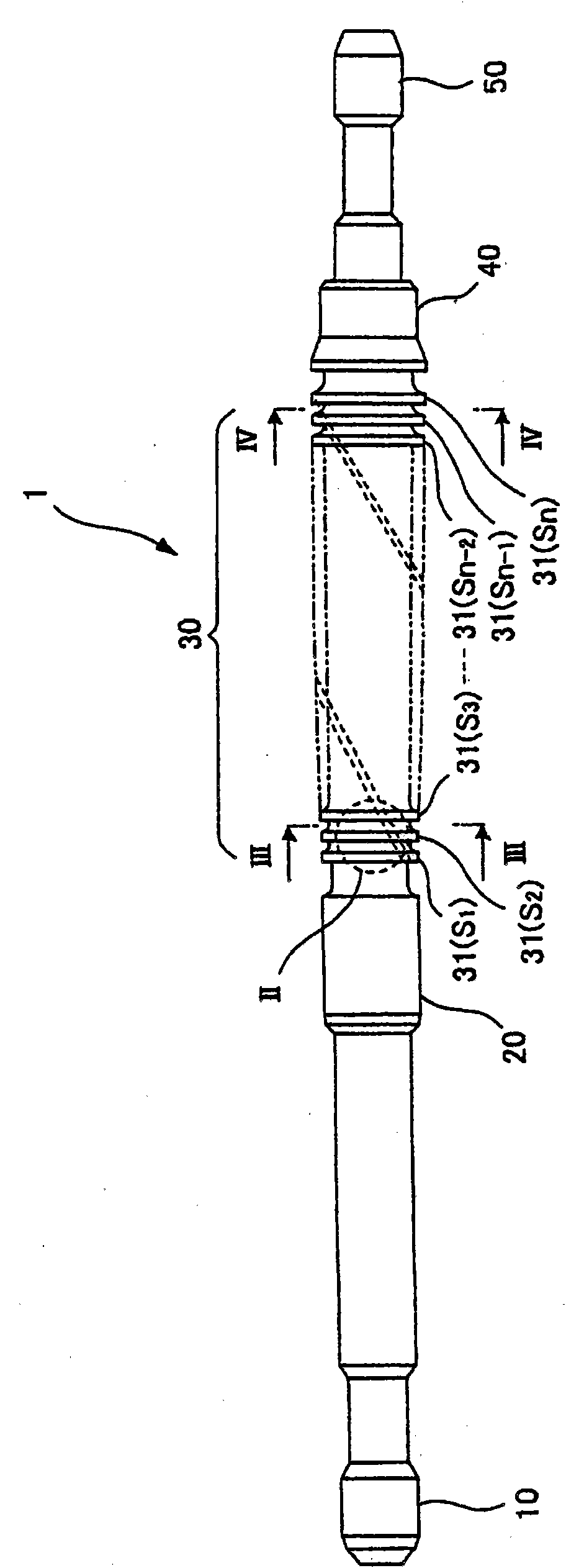 Helical broach for roughing