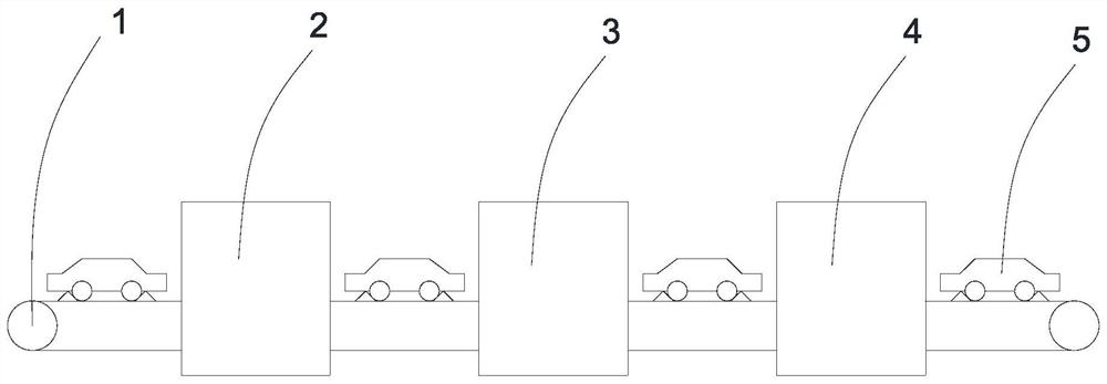 A scrapped car cleaning system