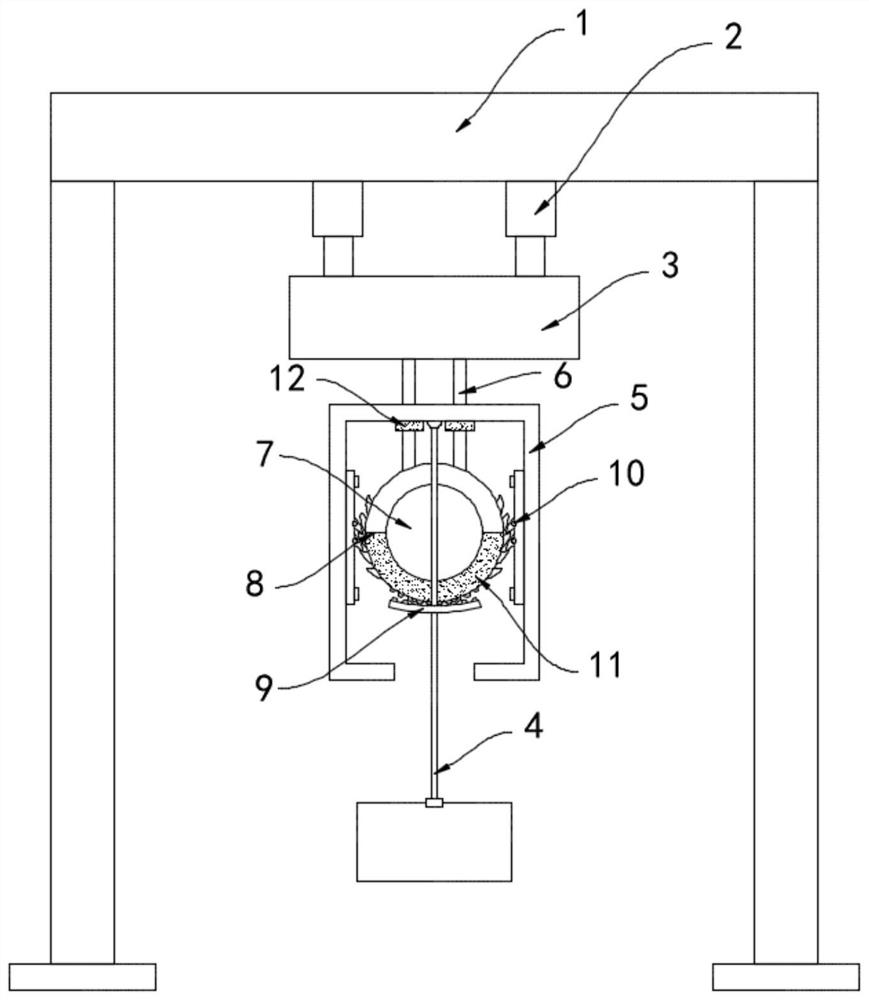 A center of gravity lifting crane anti-sway device