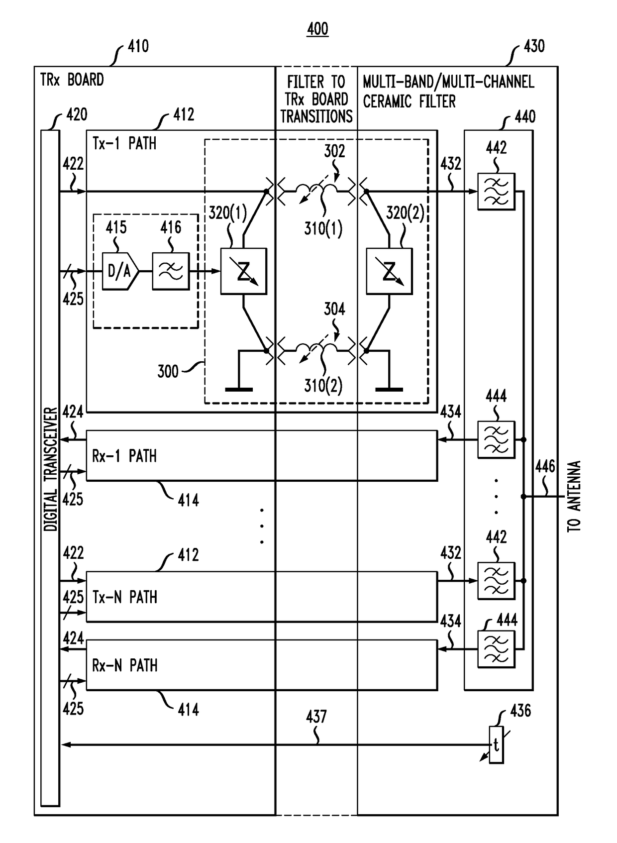 Interconnect Element Circuitry for RF Electronics
