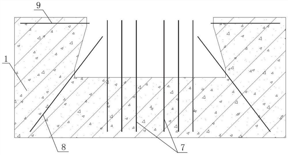 Integral type foundation structure for assembling wind driven generator and preparation method of integral type foundation structure