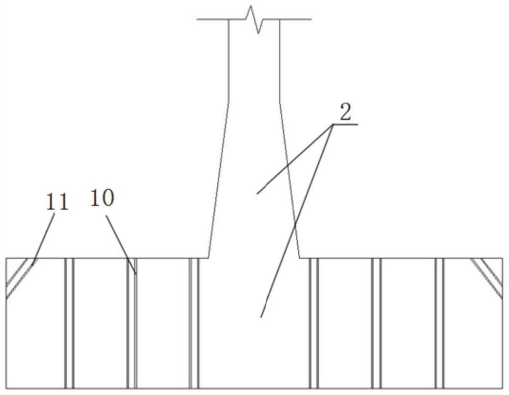 Integral type foundation structure for assembling wind driven generator and preparation method of integral type foundation structure