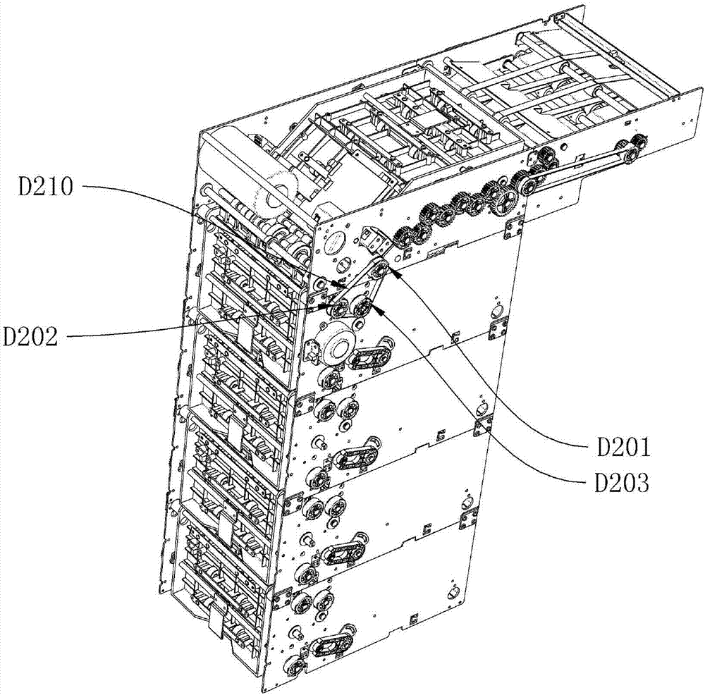 Cash box module of whole-stack cash dispenser