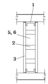 Formwork of self-balancing prefabricated face and cast-in-situ core infilled wall