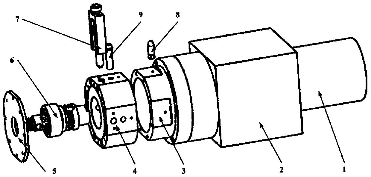 Device and method for testing dynamic characteristics of a spindle in a rotating state