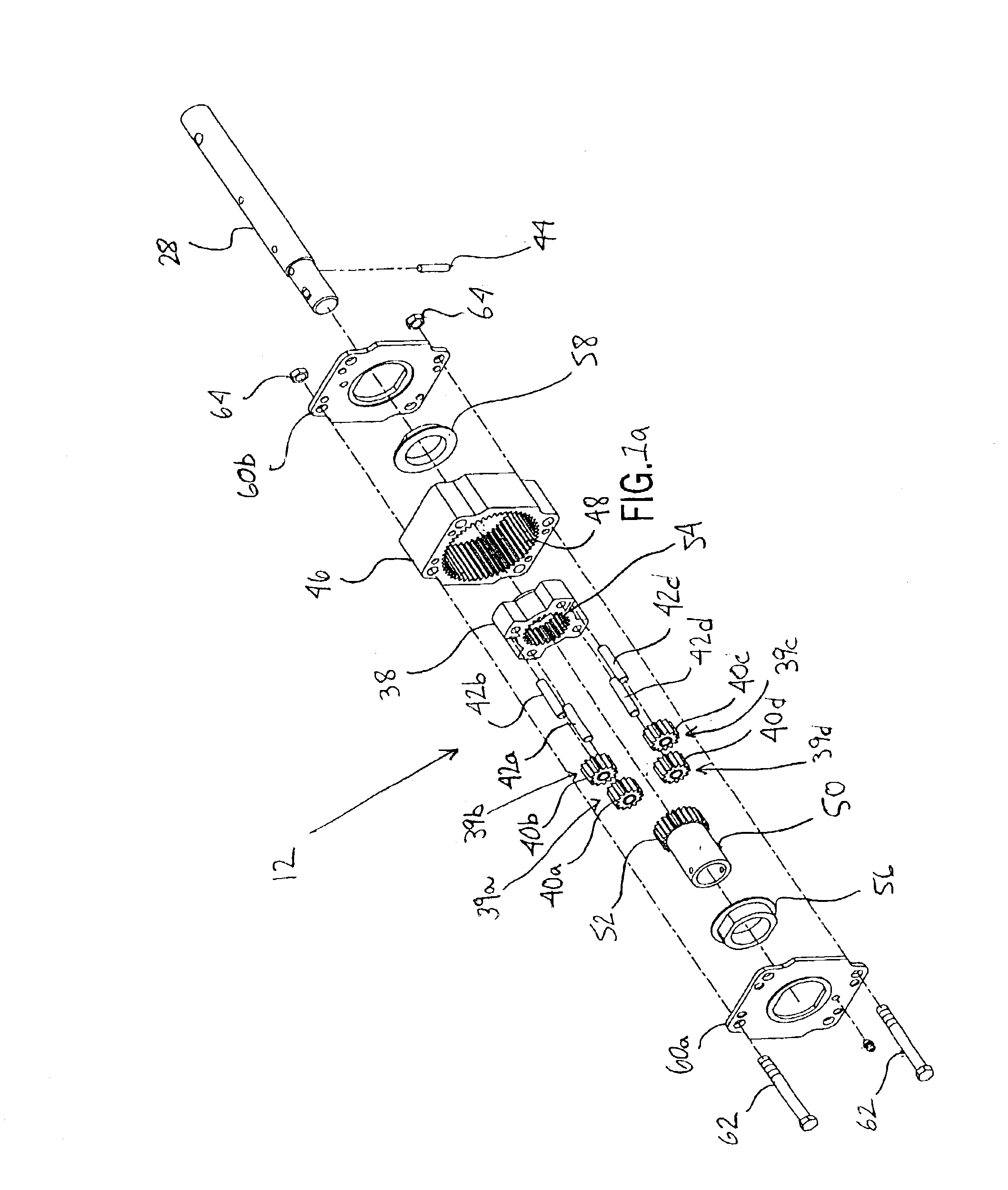 Multi-speed drop leg mechanical jack for use with a trailer