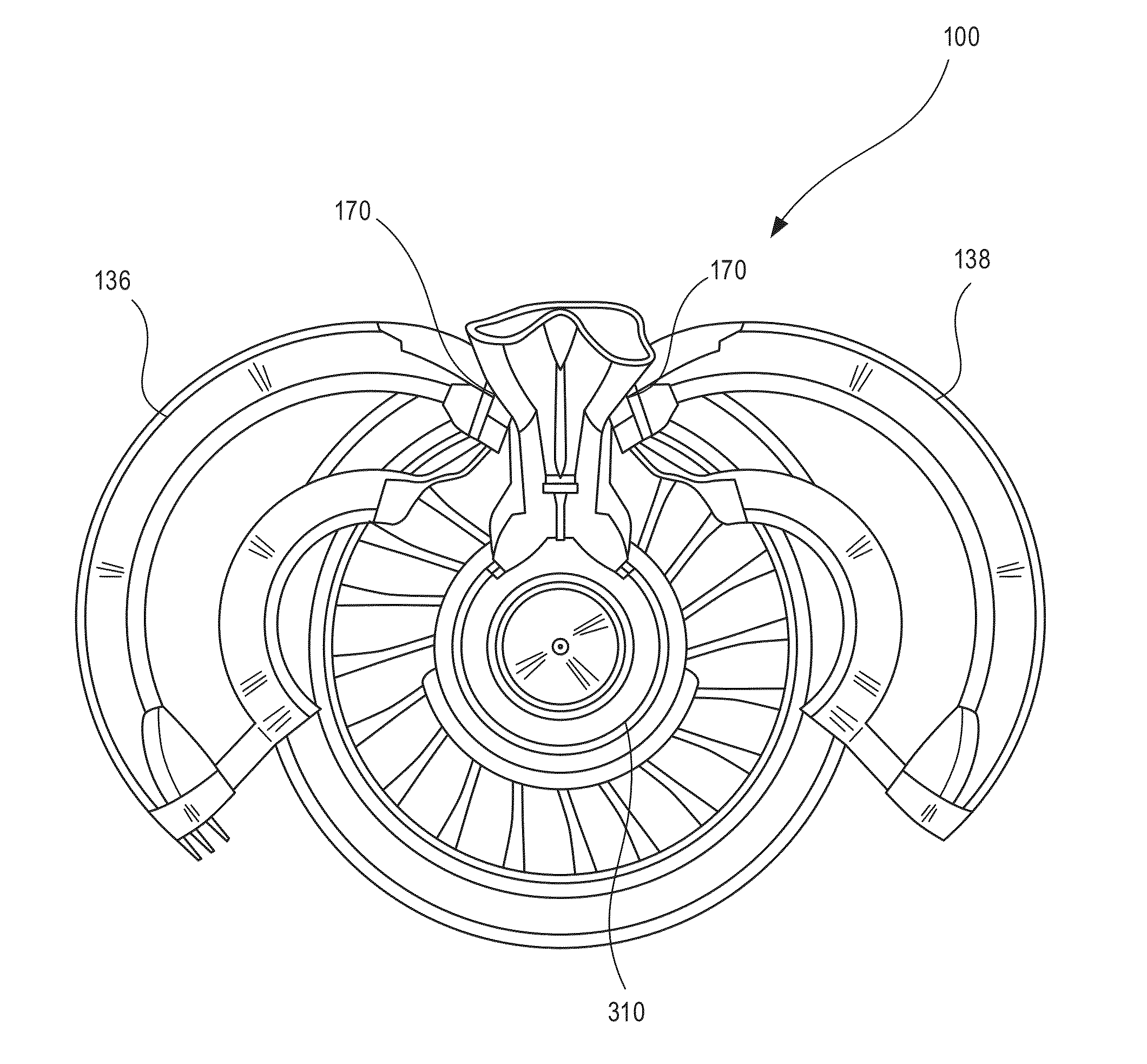 Automatic bifurcation latch systems for a thrust reverser