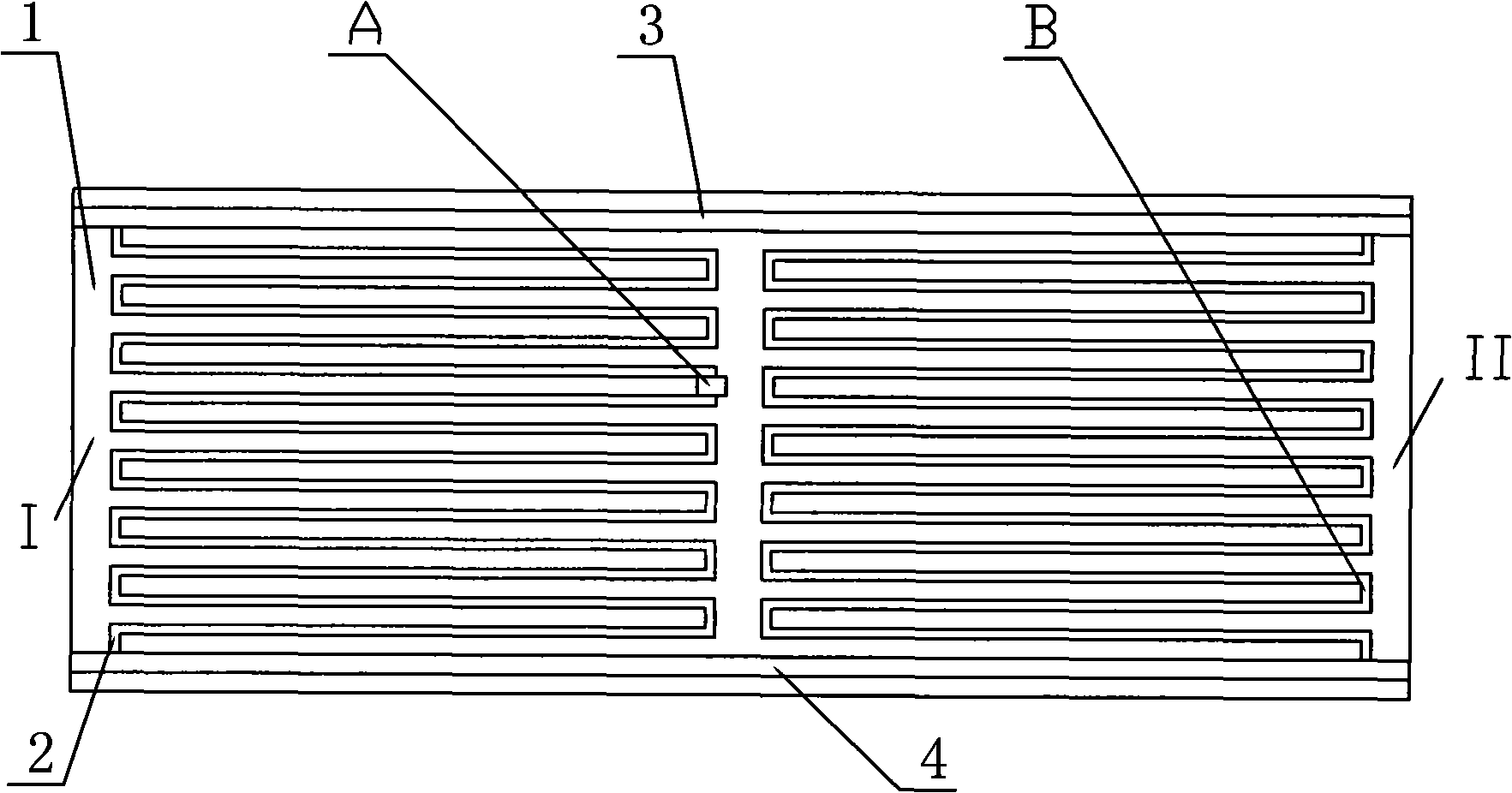 Automatic temperature-control metal electric heating membrane