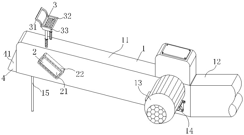 A crane guide assembly with dustproof function