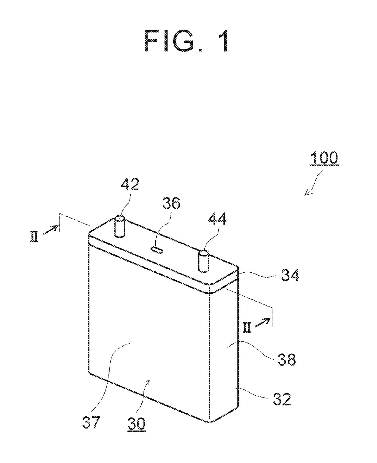 Battery comprising insulative films