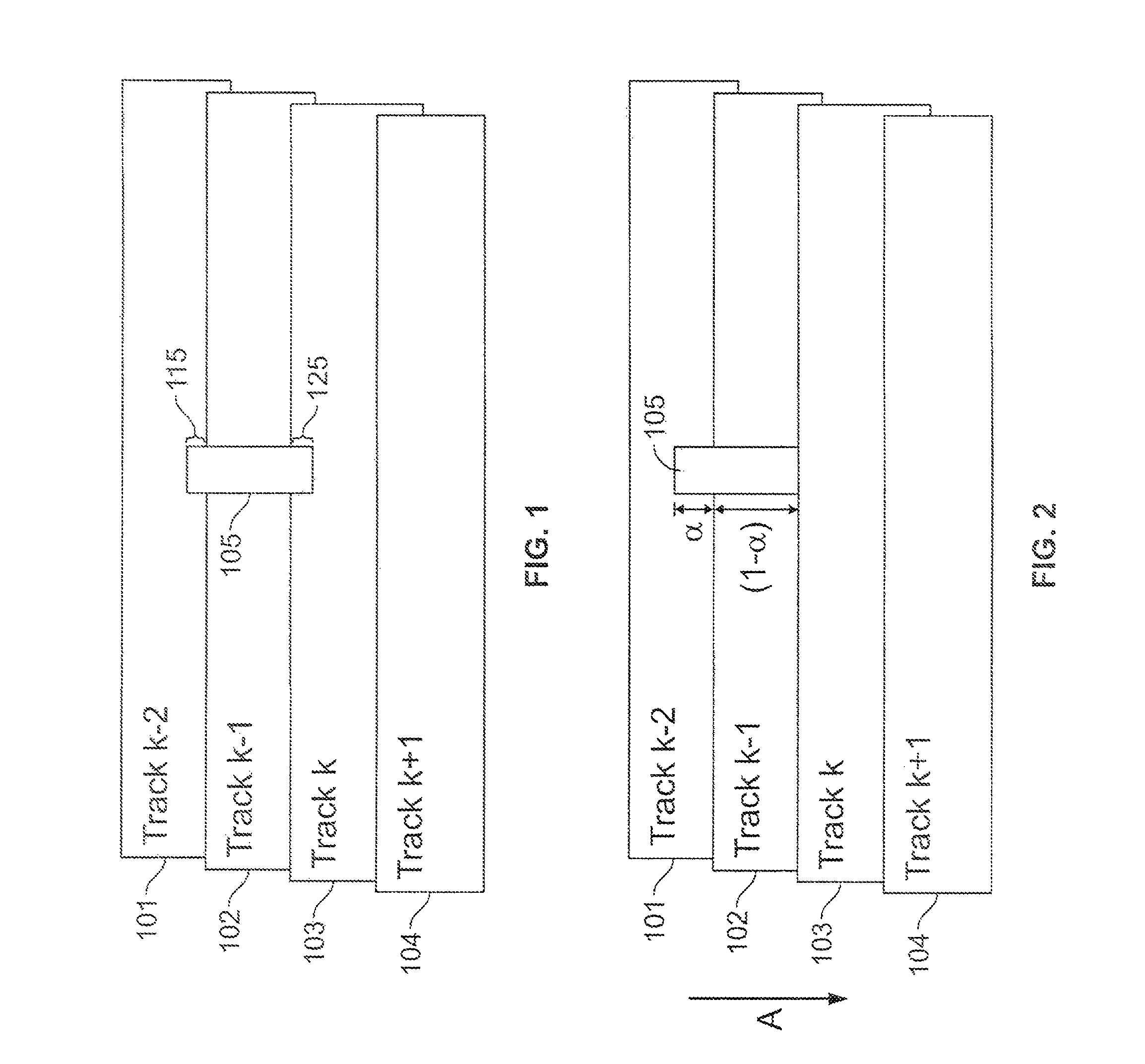 Method and system for compensating for adjacent tracks during reading of data