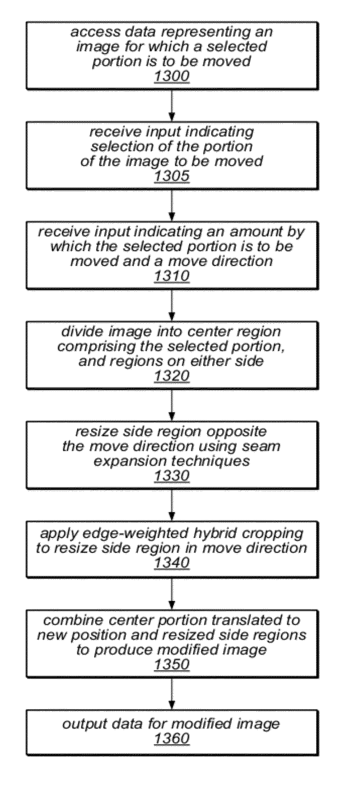 System and method for content aware in place translations in images
