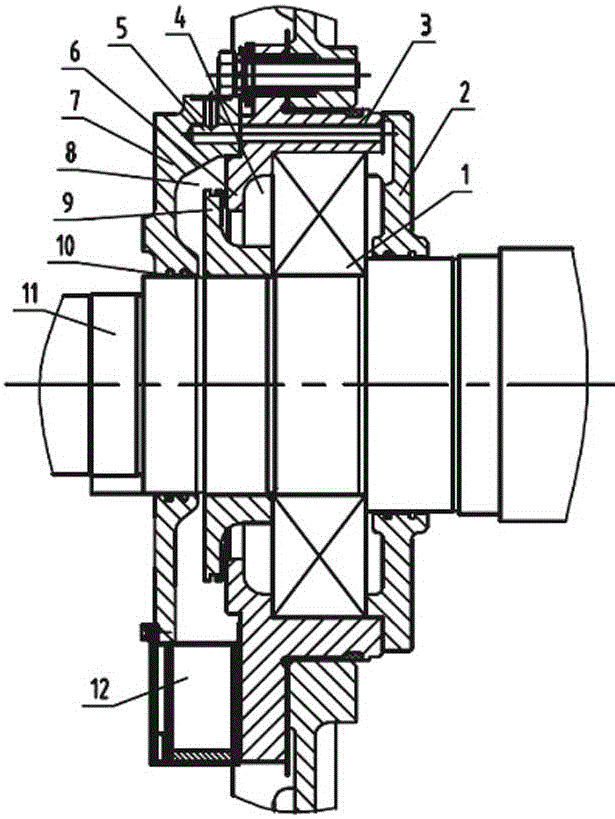 Novel bearing chamber structure of motor