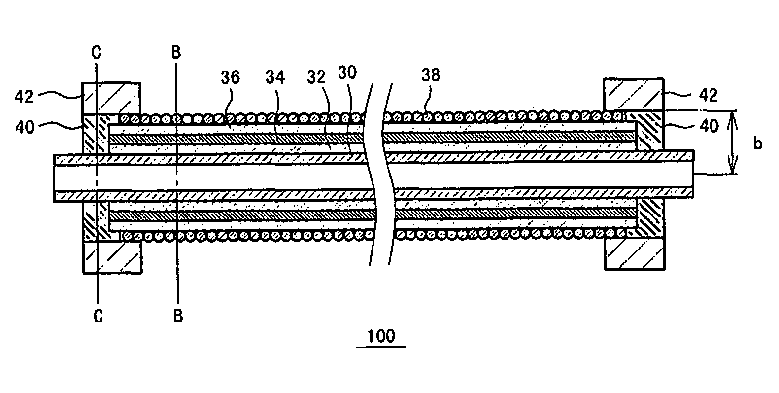 Tubular fuel cell and fuel cell module