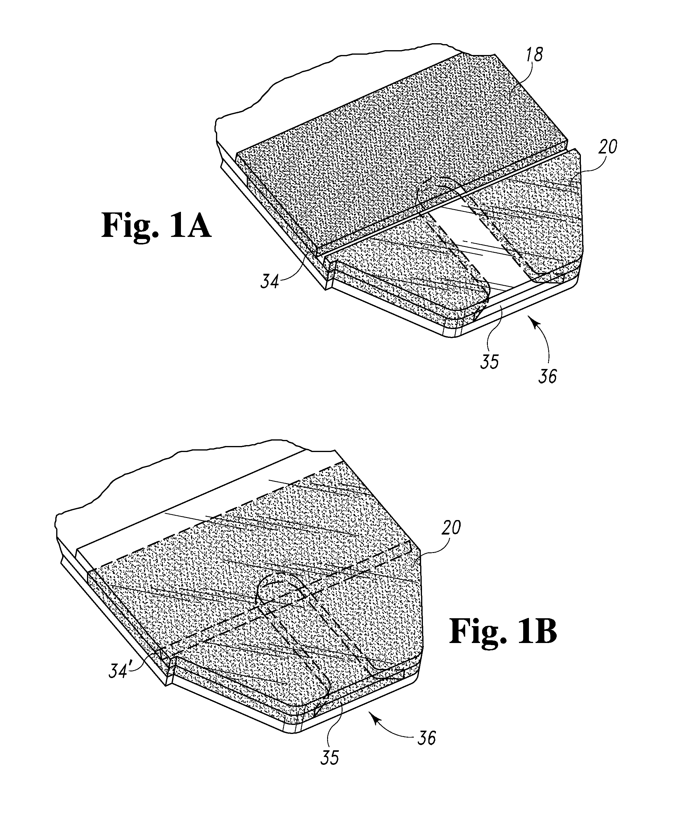 Test strip with flared sample receiving chamber