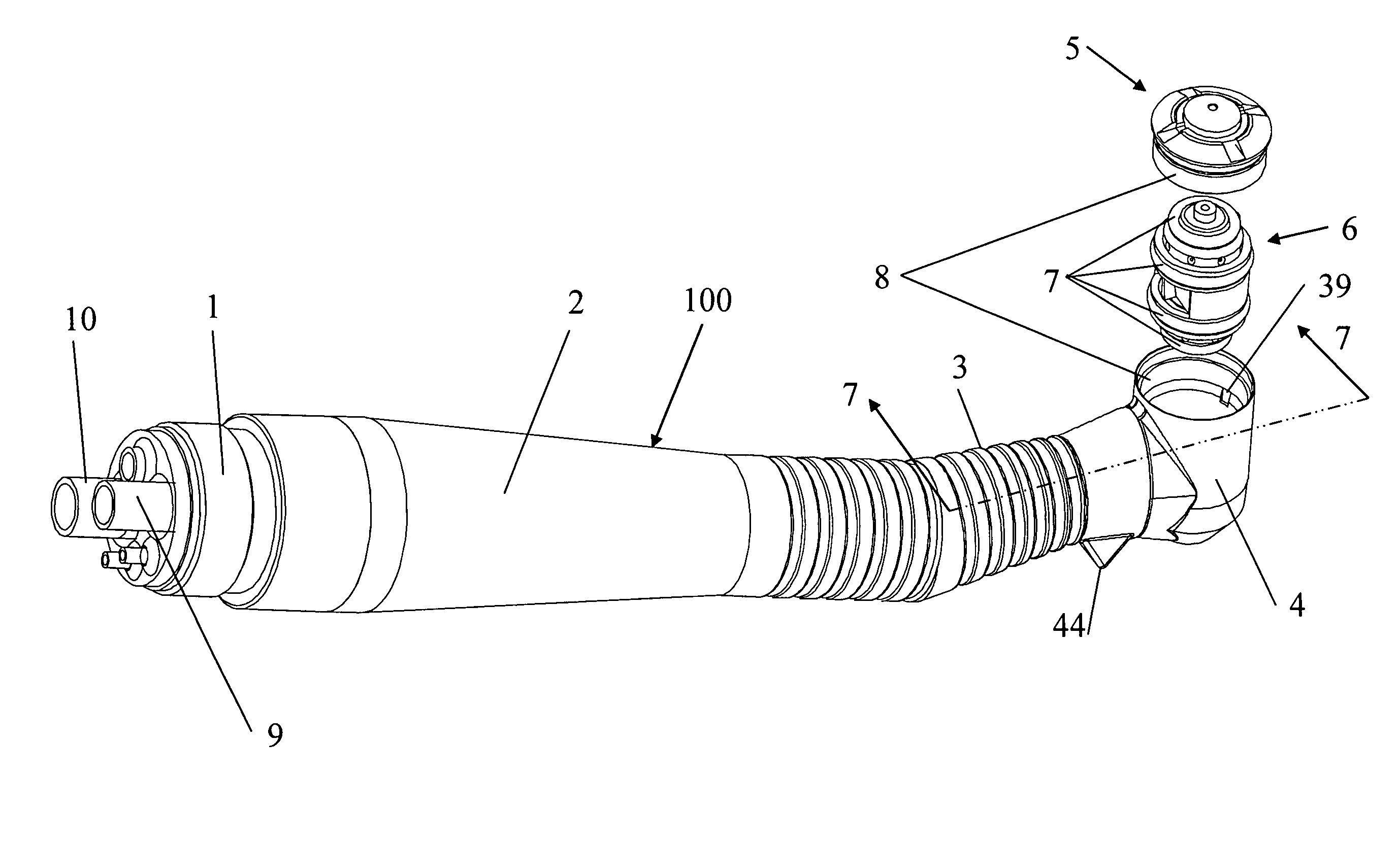 Fluid driven dental handpiece with hydrostatic bearings