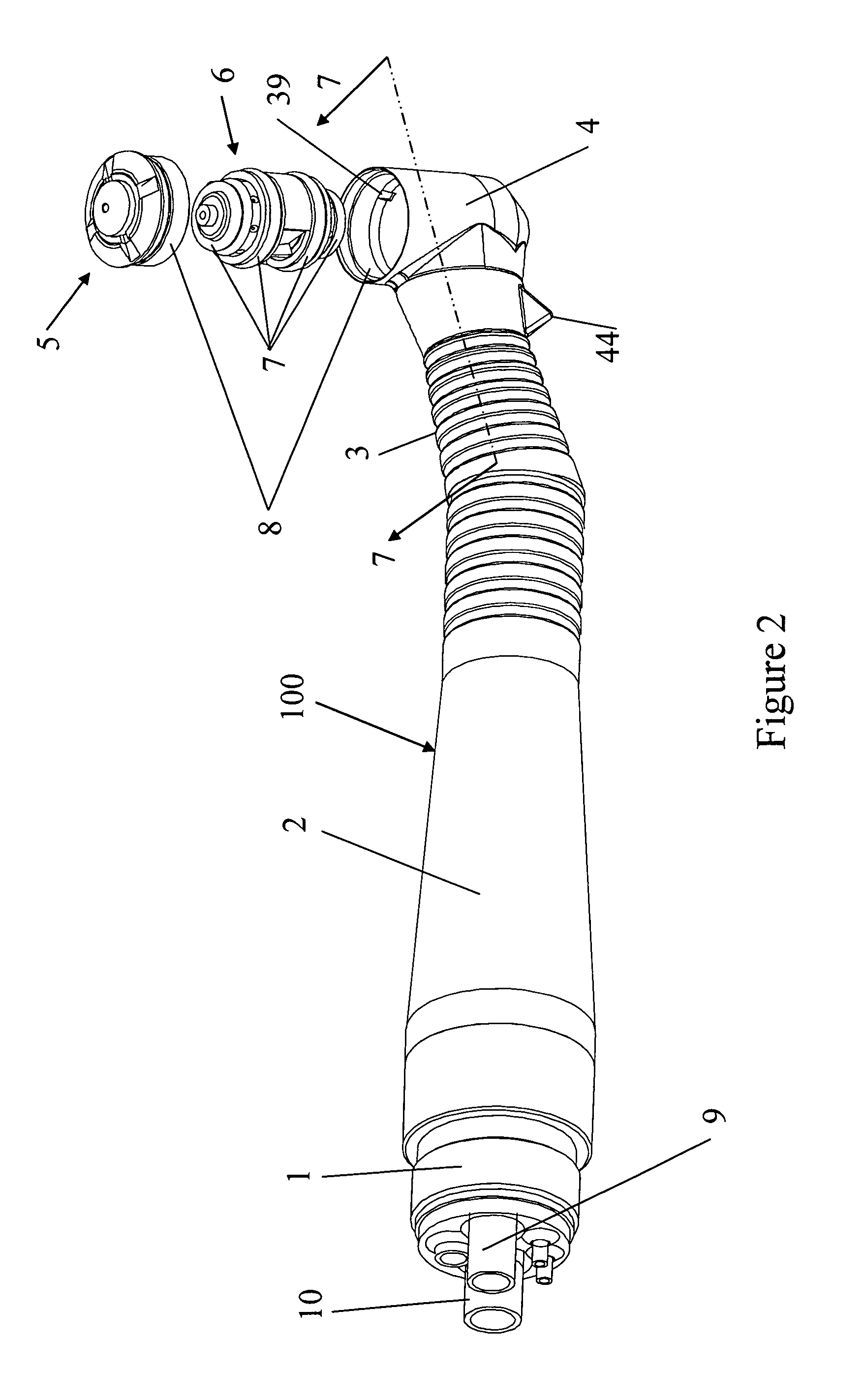 Fluid driven dental handpiece with hydrostatic bearings