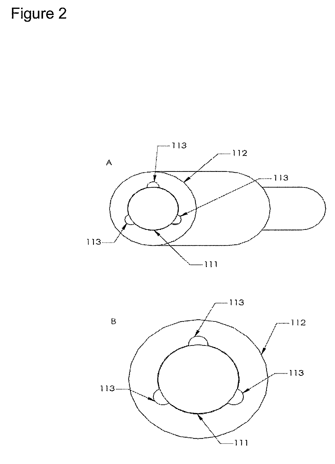 Method and apparatus for coupling a channeled sample probe to tissue