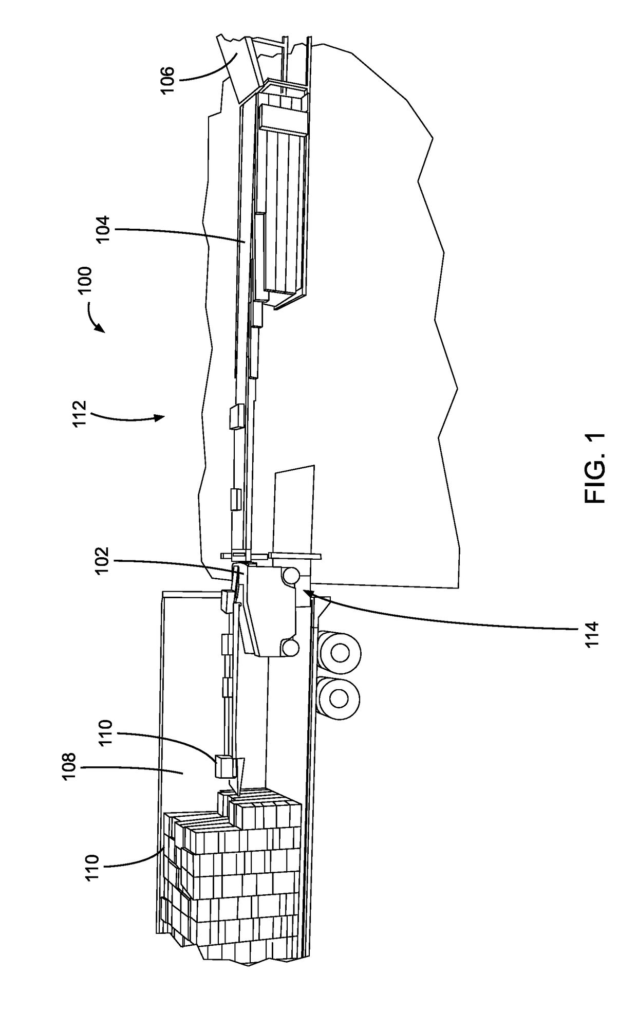 Automated unloading and loading robot system