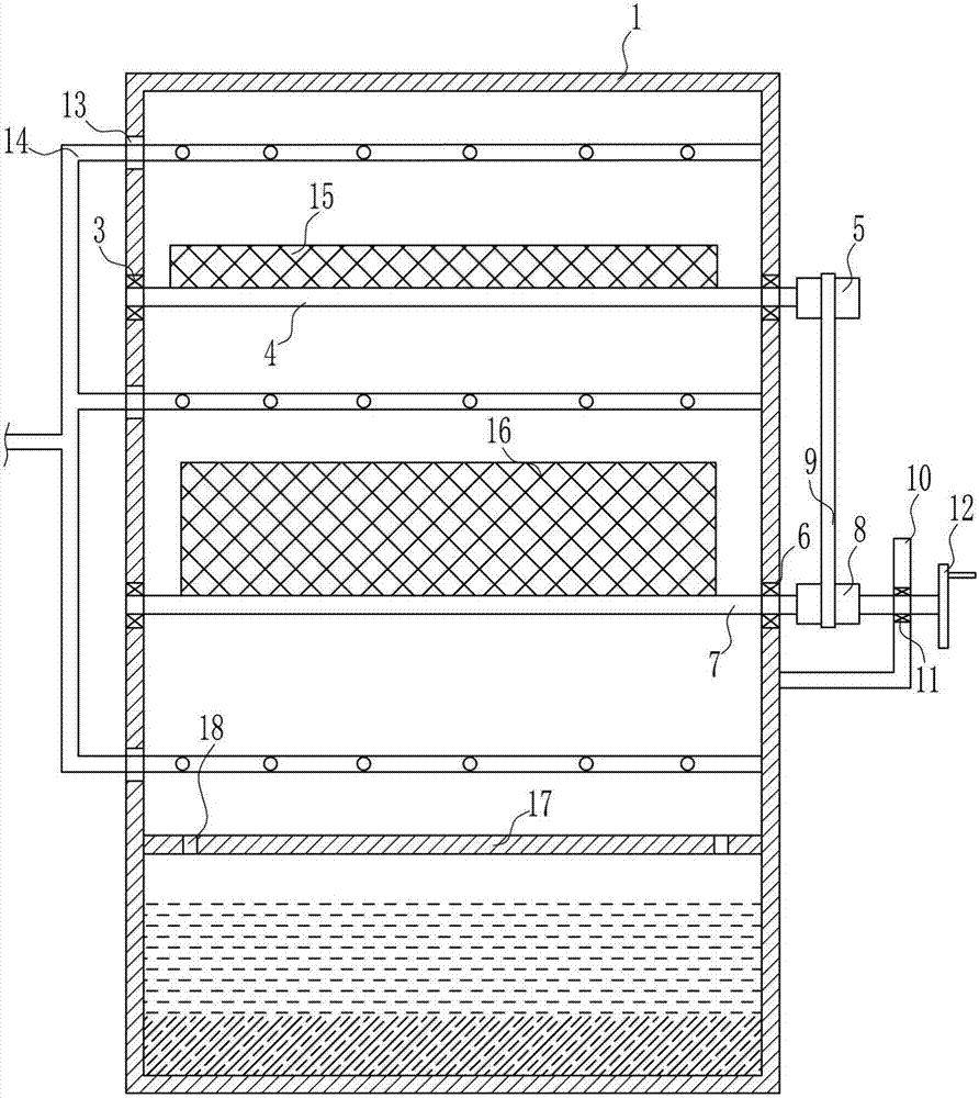 Desilting tool cleaning device for sedimentation tank desilting