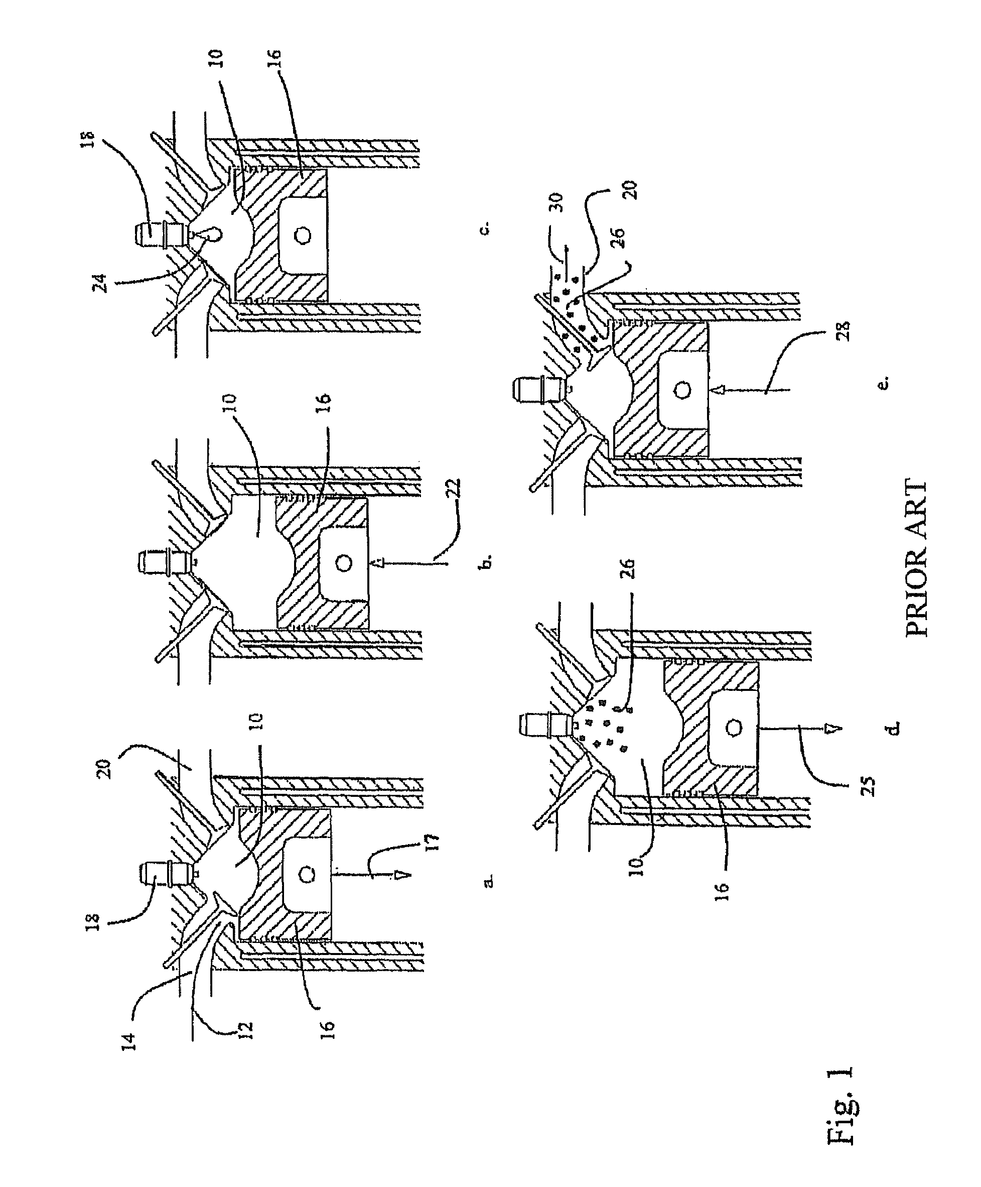Method for injecting gaseous fuels into an internal combustion engine at high pressures