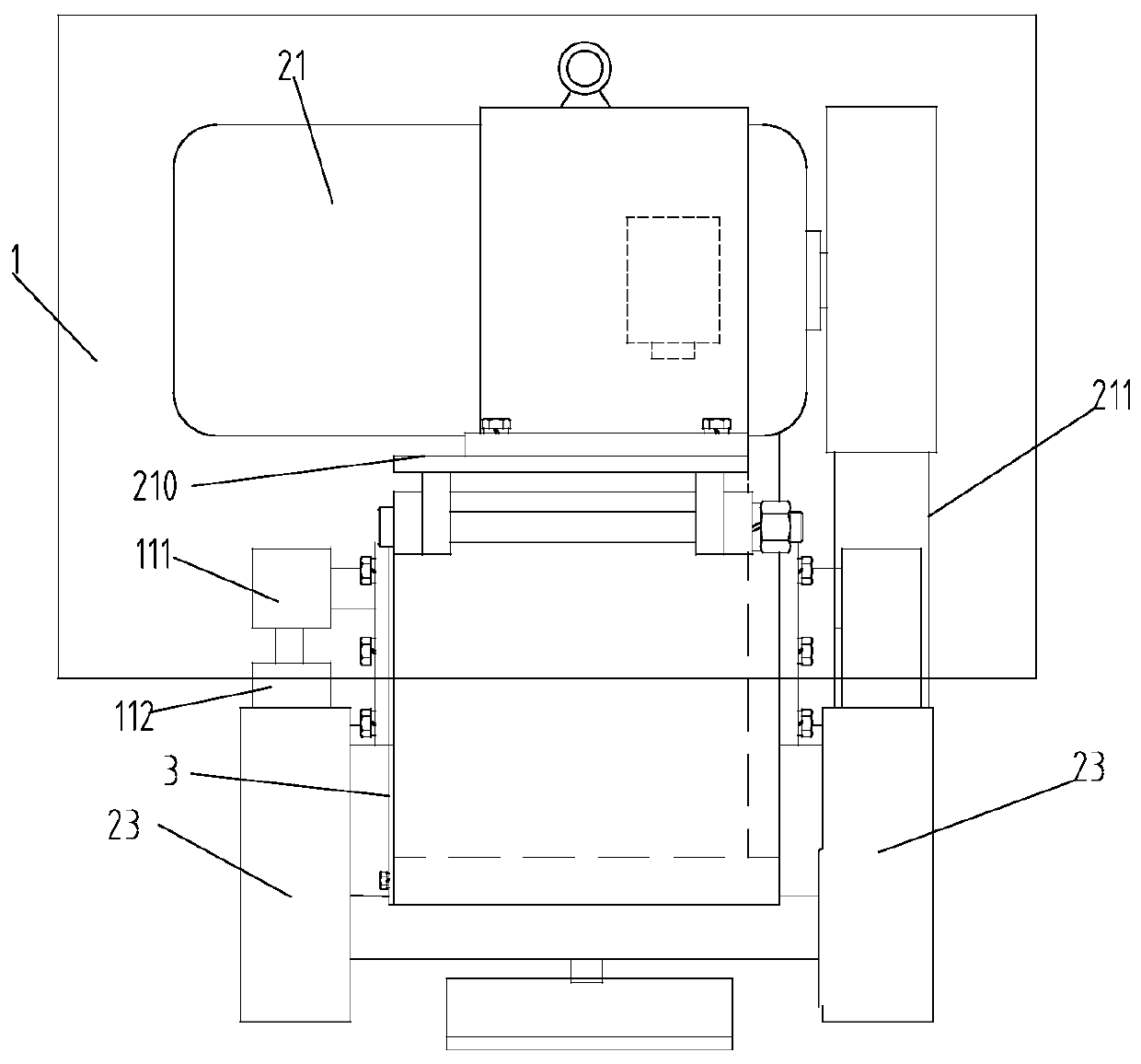 Plastering construction method for large-area carborundum wear-resistant ground by driving type machine