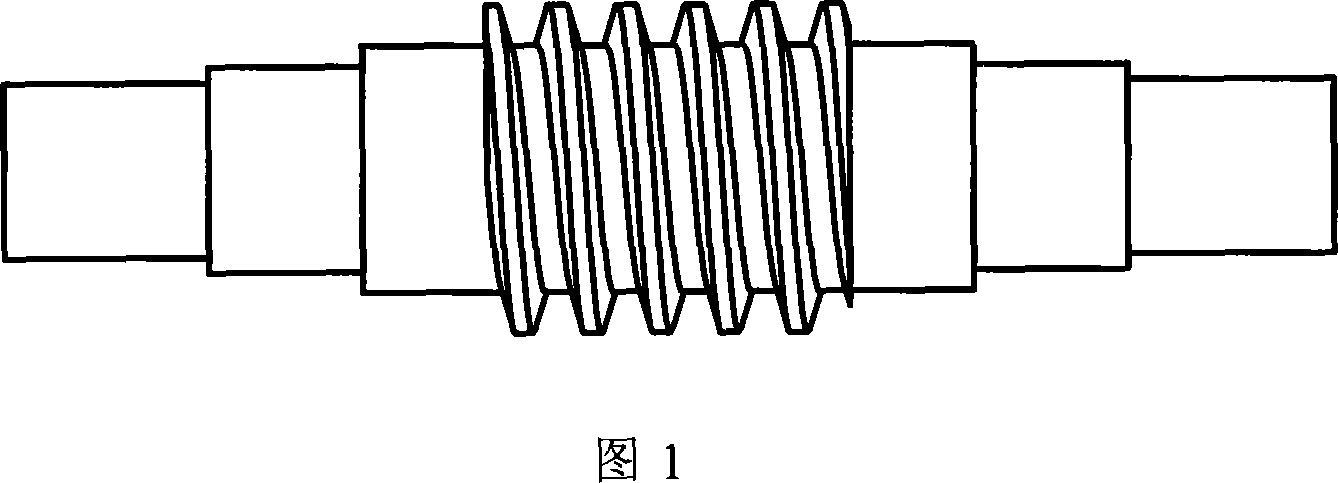 Moulds and methods for forming blanks of worm shafts rolled with roller wedge laterally