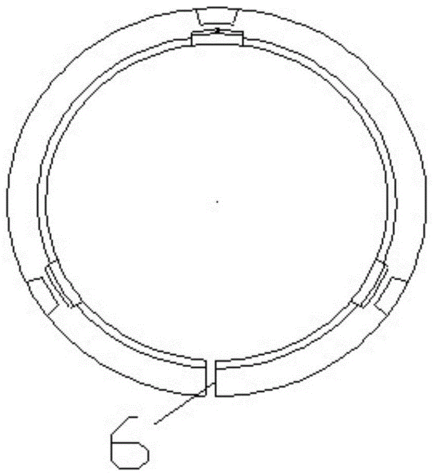 An inflatable cushioning three-lobed inner support device