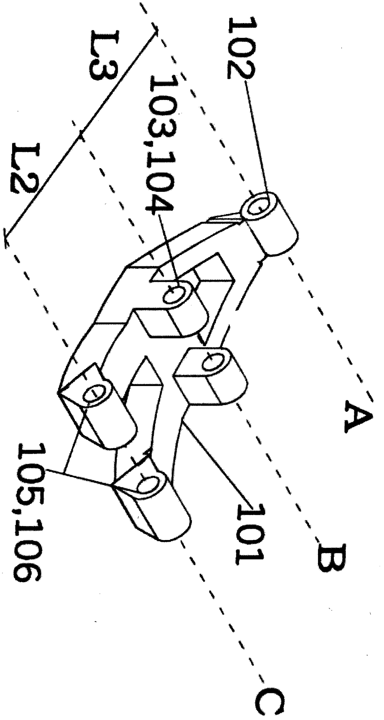 Independent suspension system with invariable wheel tread and wheel base inclination parameters