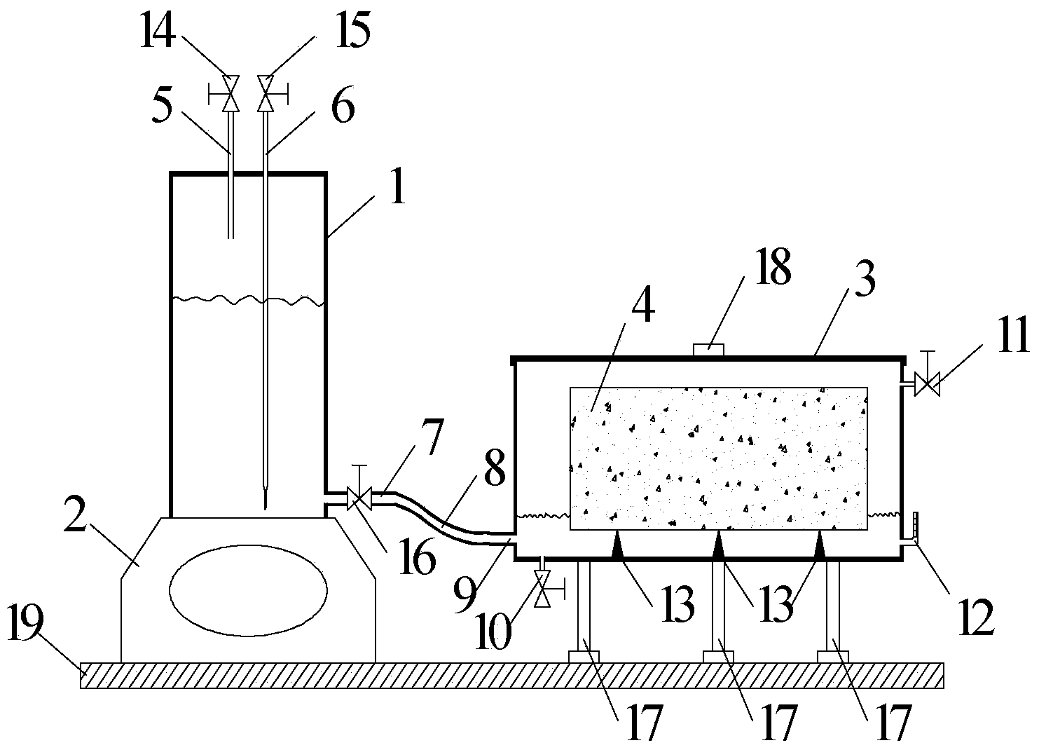 Automatic test system and test method for testing surface capillary water absorption of concrete