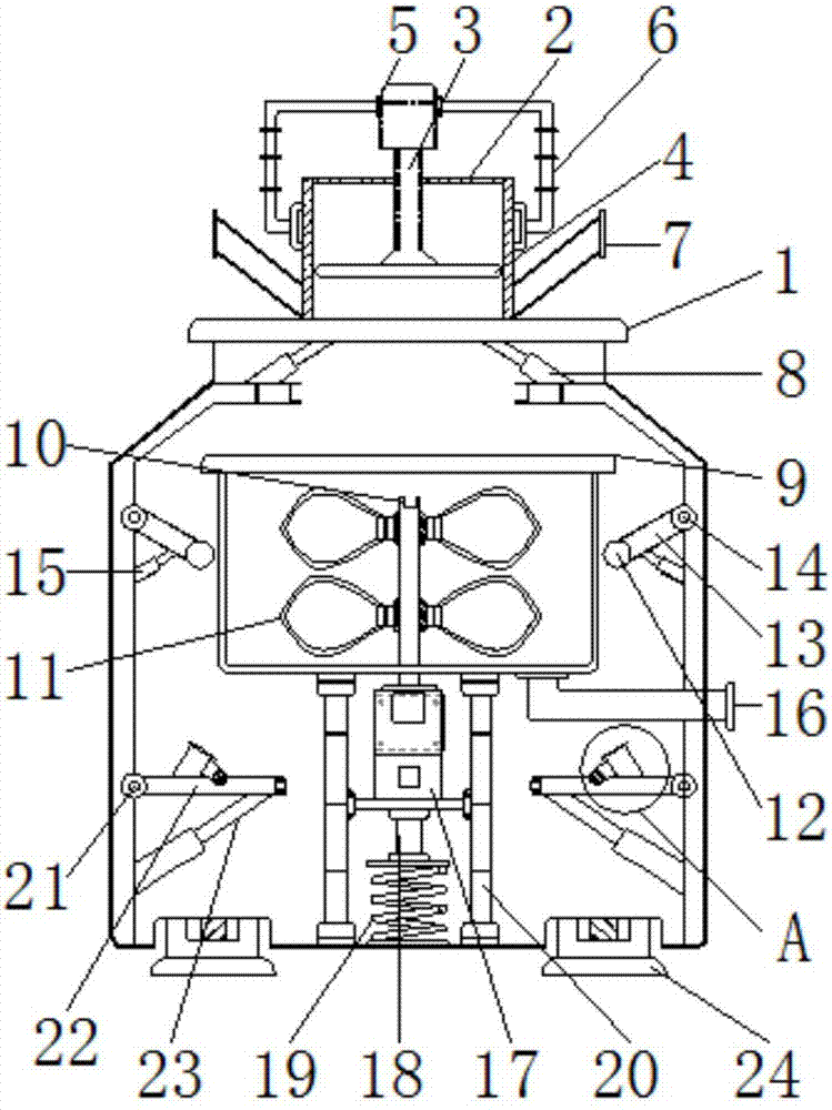 Compacting and drying integrated device for straw