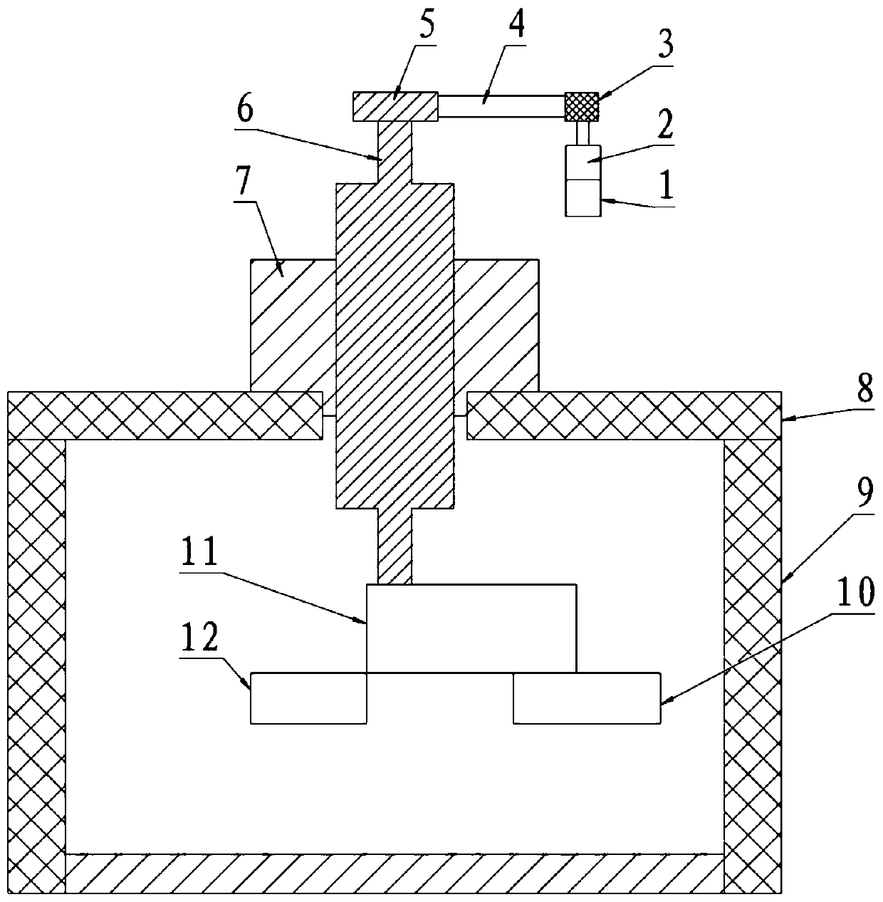 Anti-ignition gear and magnetron sputtering coating device