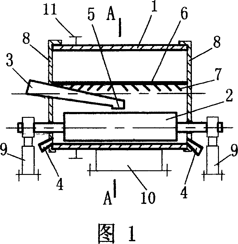 Milling mechanism of horizontal grinder