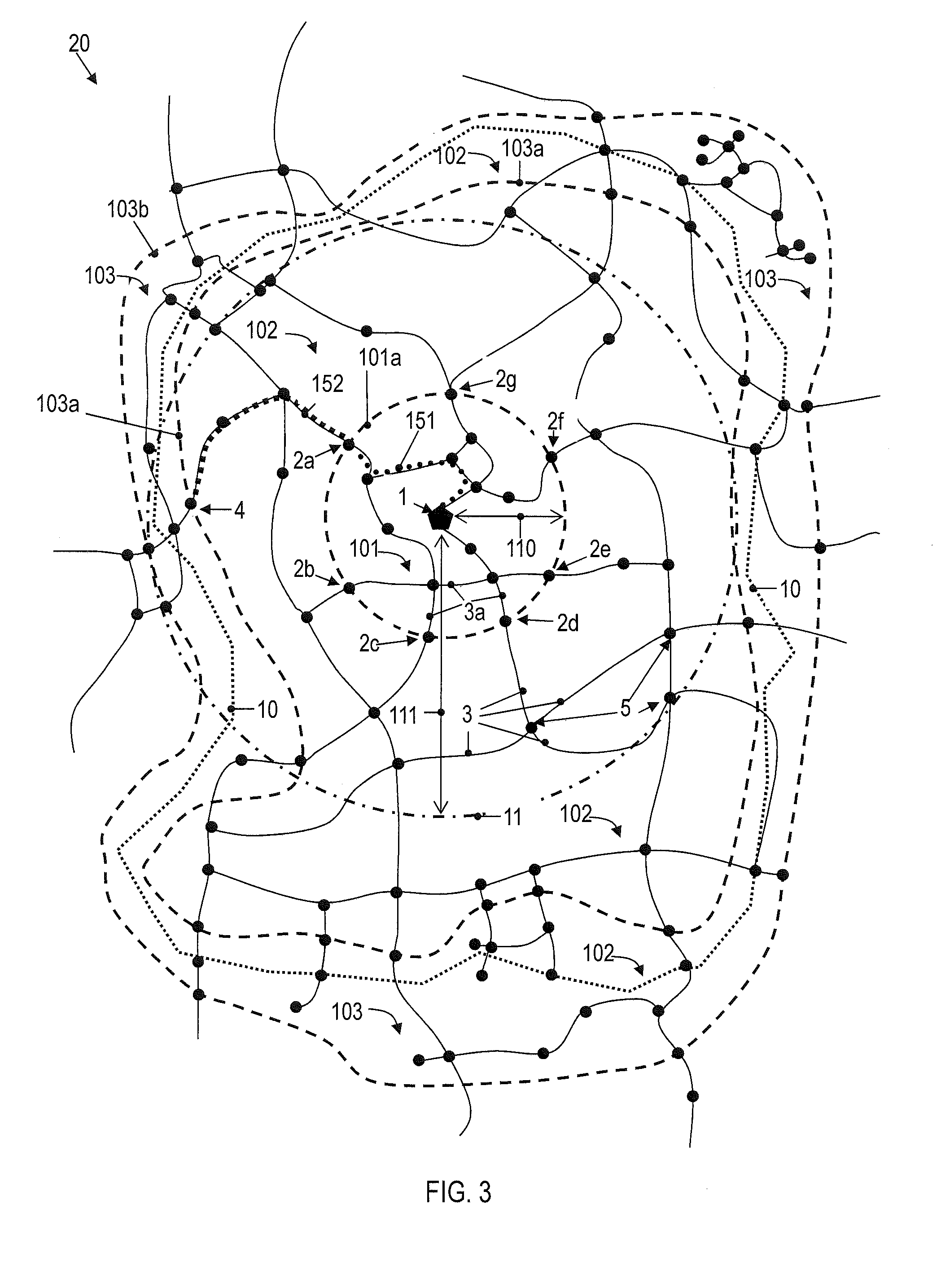 Method of estimating an ability of a vehicle to reach a target road segment, method of generating a database, and navigation system