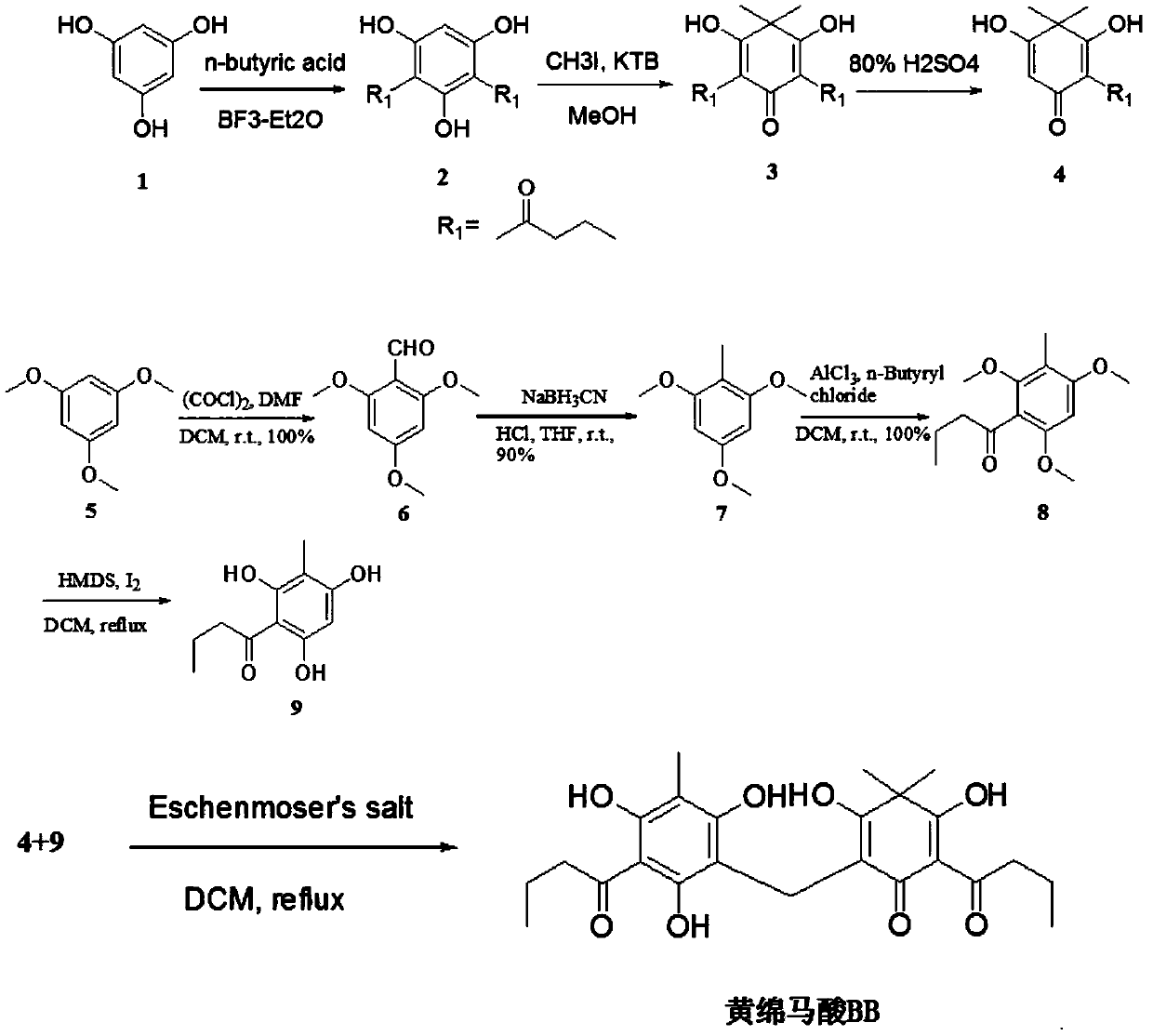 Phloroglucinol Compounds of Phloroglucinol from Phloroglucinol and Its Antibacterial Application