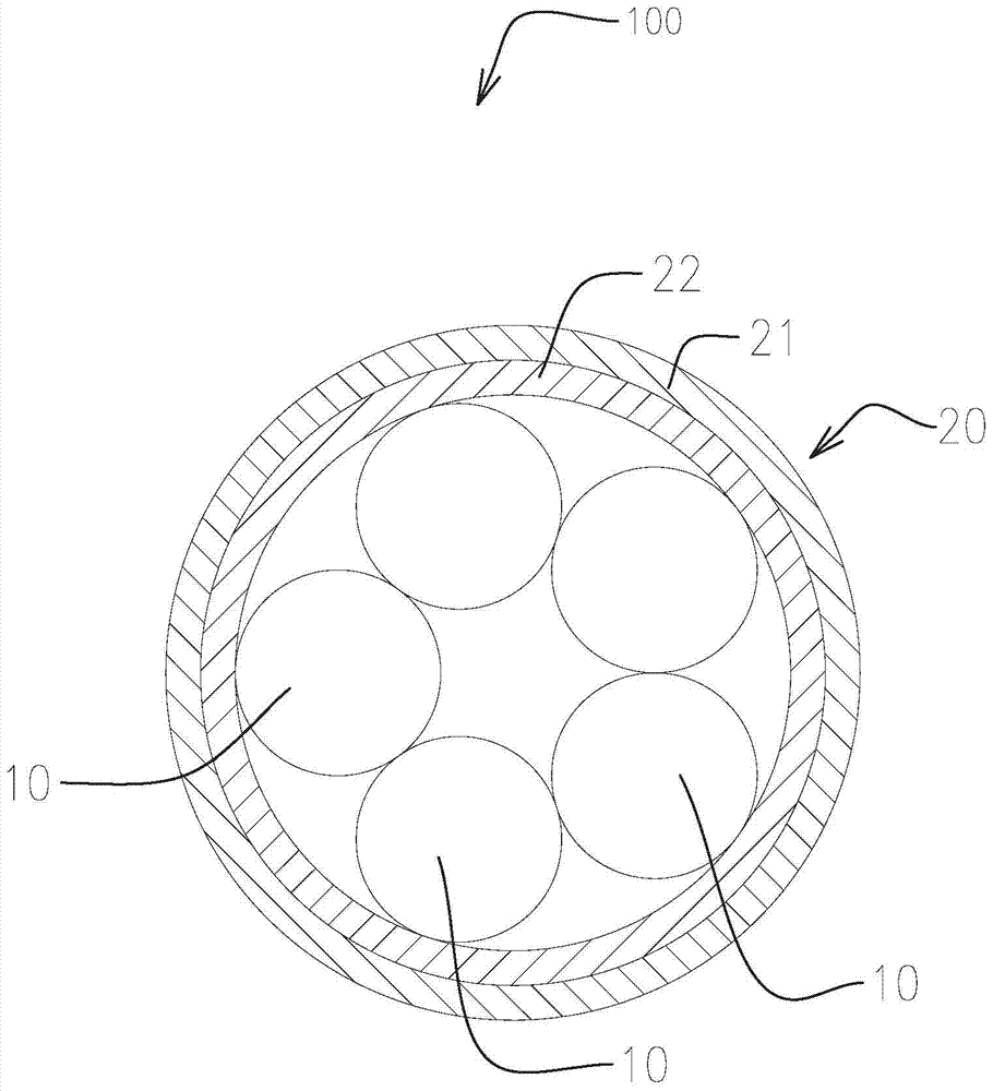 Cable and its preparation method and equipment