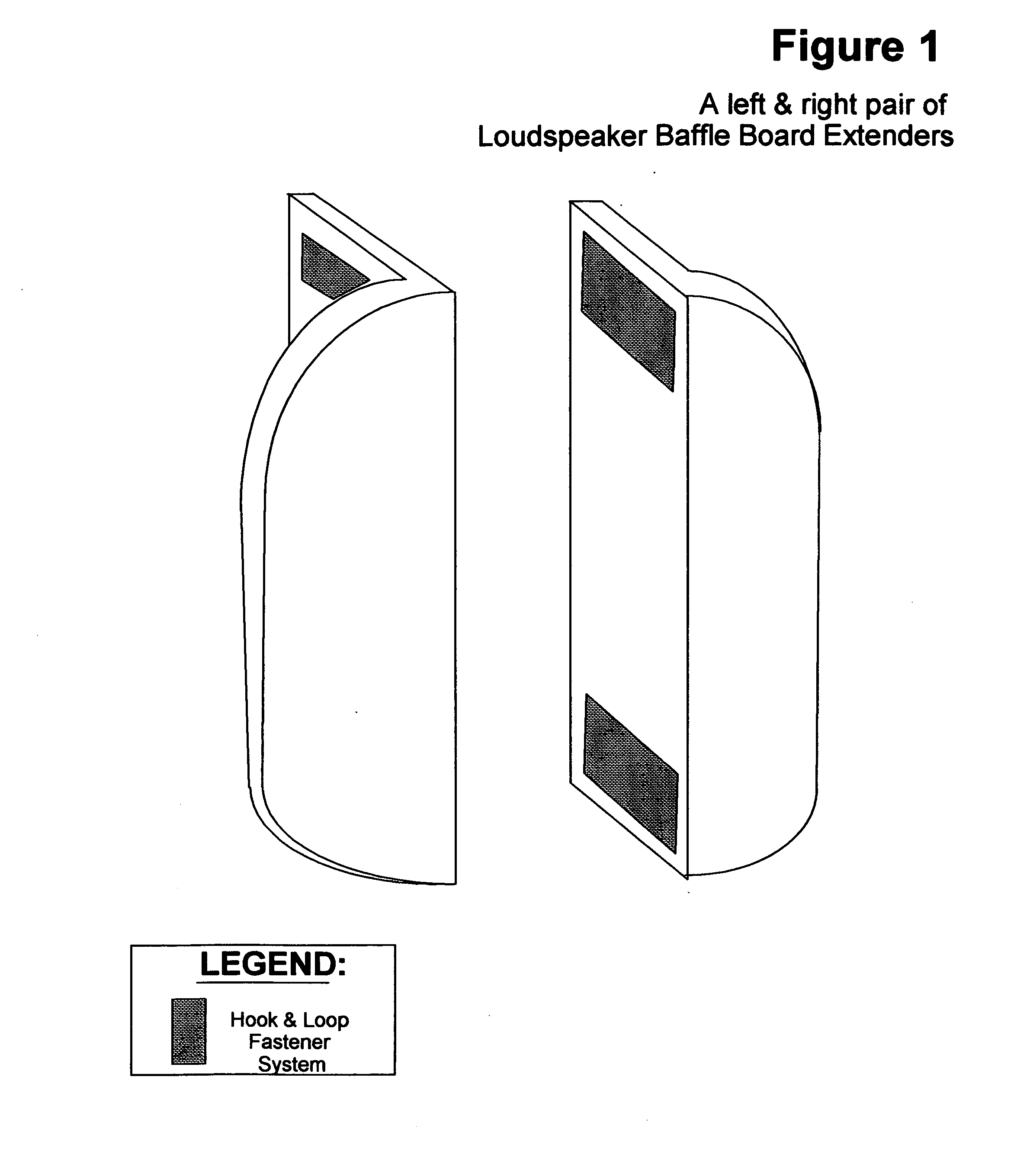 Loudspeaker baffle board extender