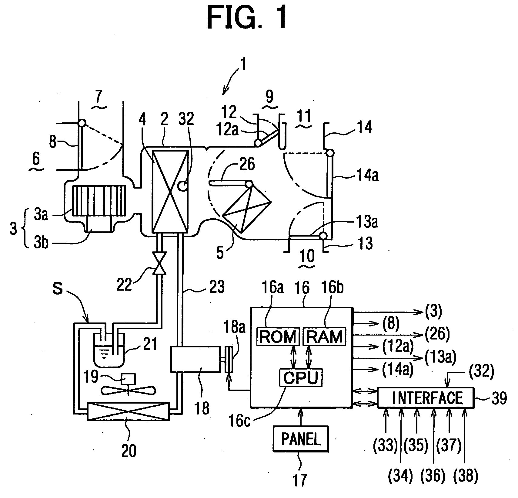 Freezing prevention system for refrigeration device and air conditioner using the same