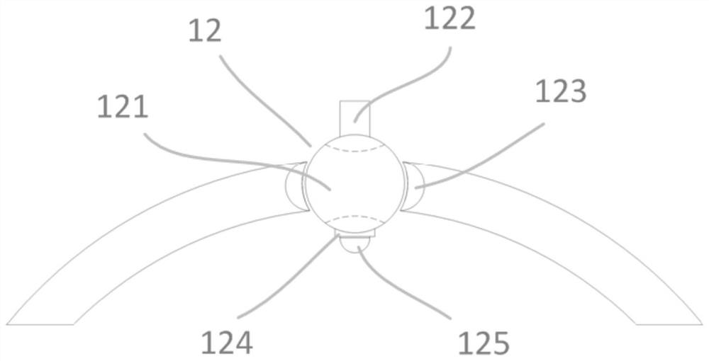 Experimental device for irradiating laboratory mouse