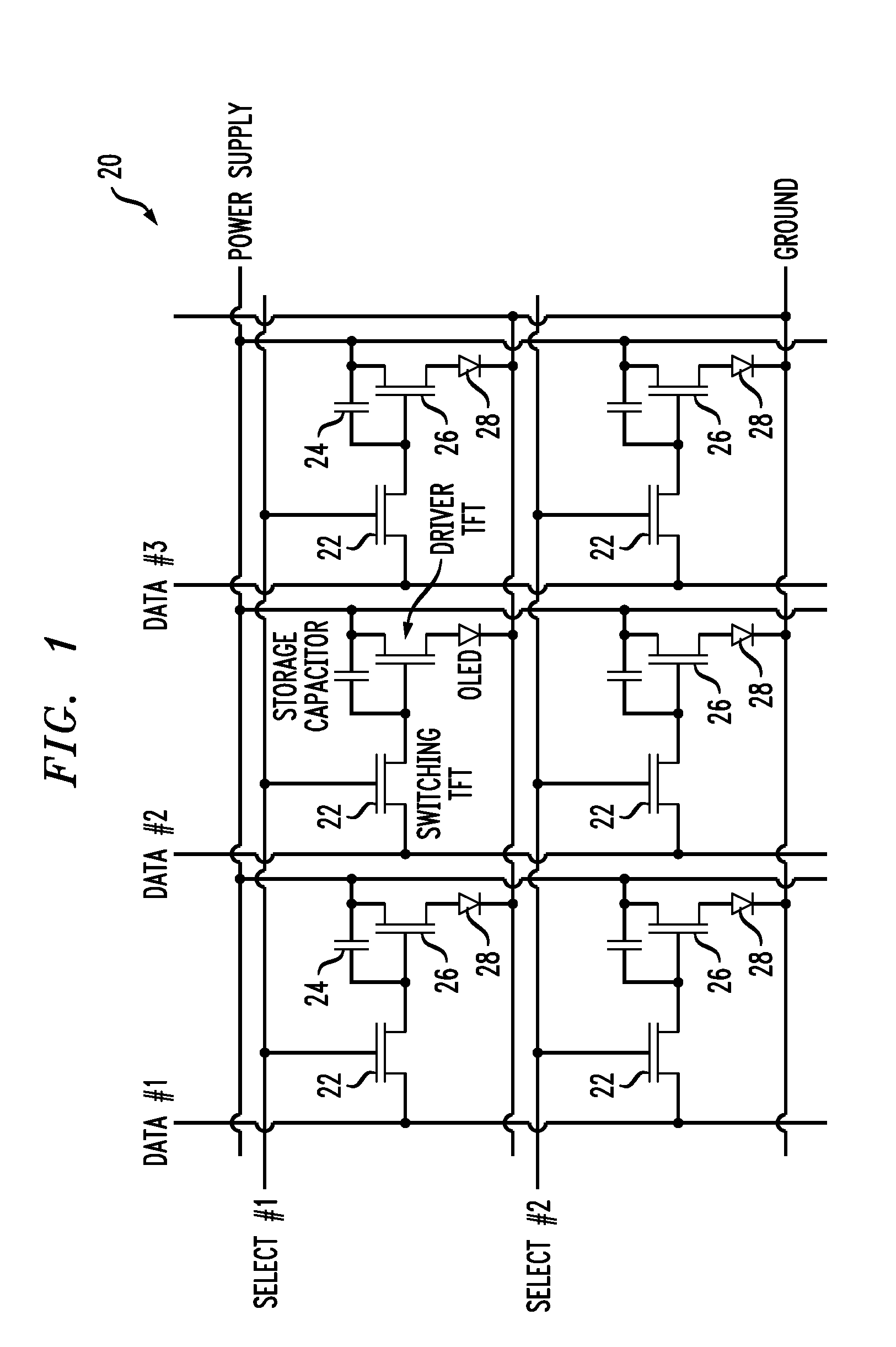 Hybrid high electron mobility transistor and active matrix structure