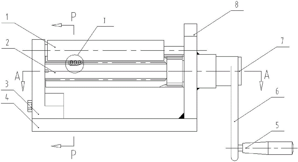 A static pressure system damping copper tube manufacturing device